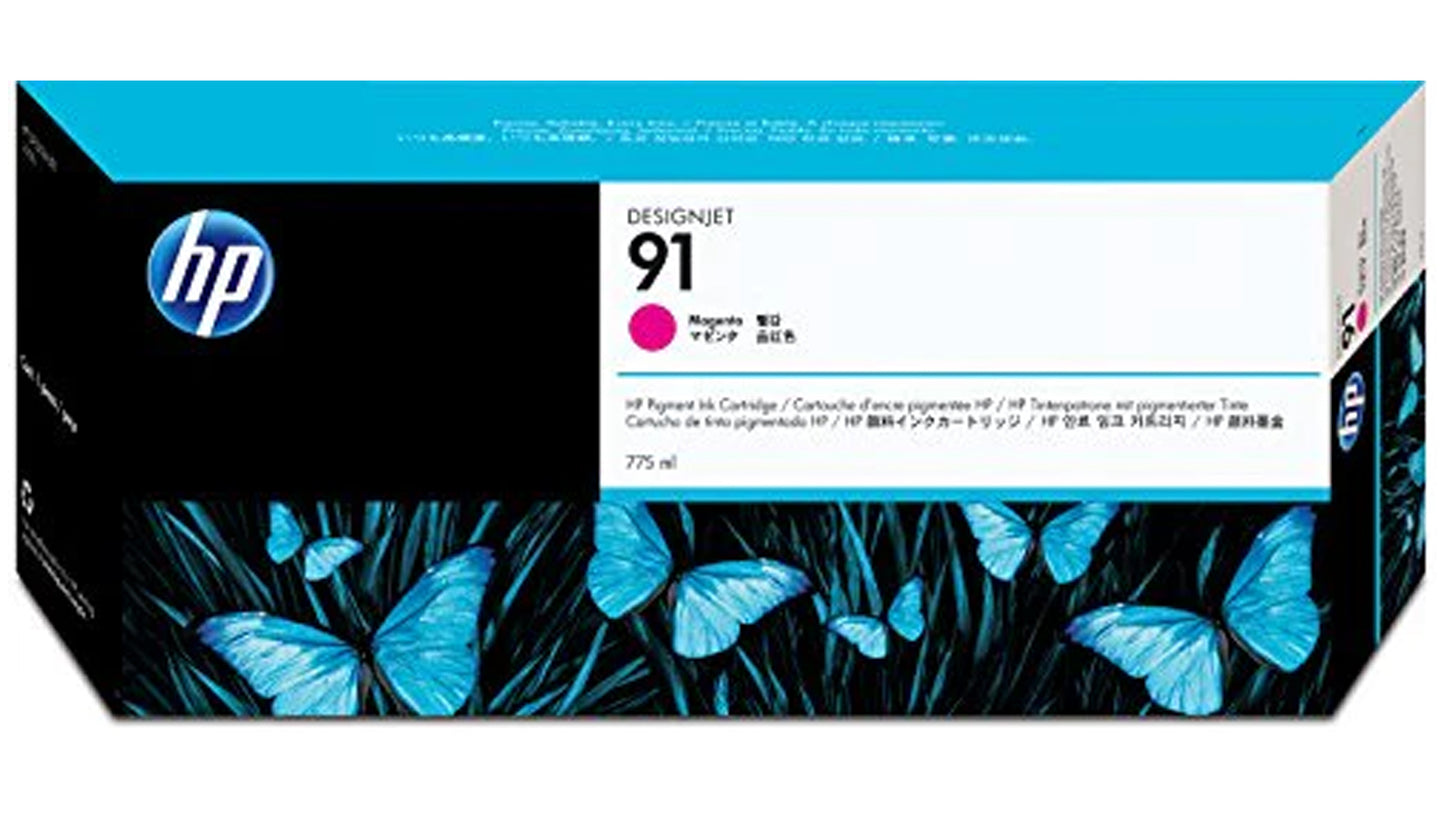 Original HP 91 775-ml (C9468A) Magenta Ink Cartridge