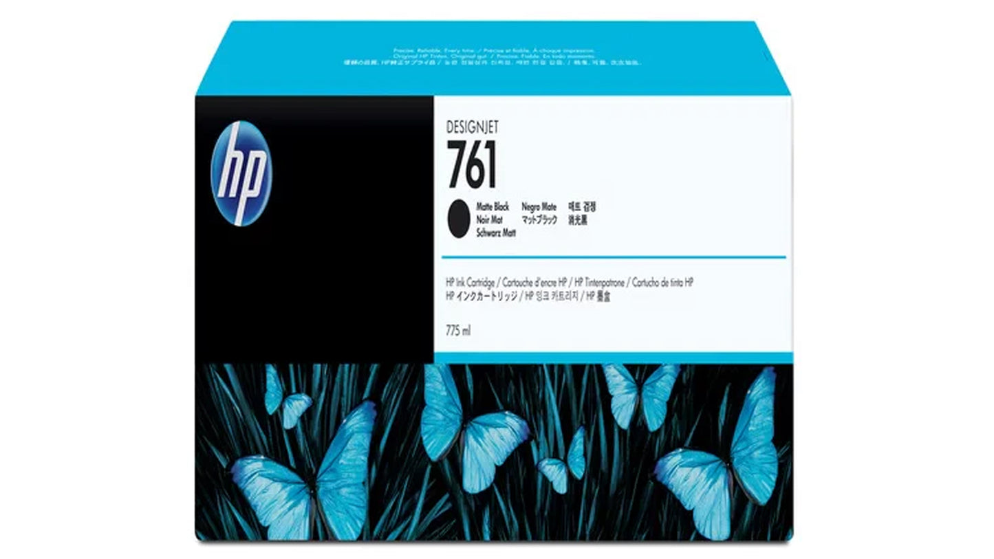 Original HP 761 775mL (CM997A) Matte Black Ink Cartridge