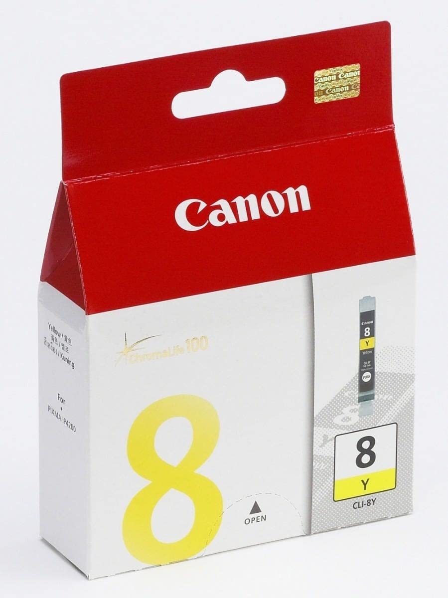 Original Canon CLI-8 (0623B002) Standard Yield Yellow Ink Tank