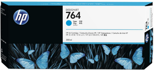 Original HP 764 300-ml Cyan Designjet Ink Cartridge | C1Q13A-0