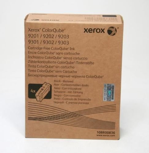 Genuine Xerox 108R00836 Black (4 Pack) Solid Ink ColorStix-0