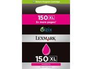 Original Lexmark #150XL Magenta Ink Cartridge-0