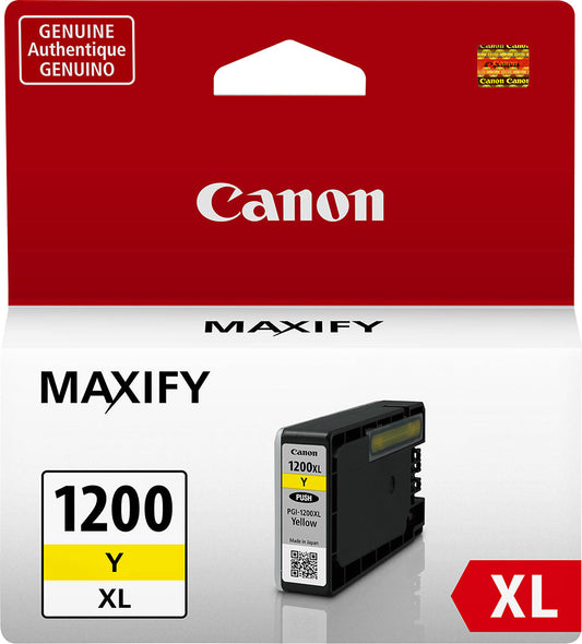 Original Canon PGI-1200XL High Yield Yellow Ink Cartridge-0