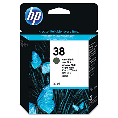 OEM HP 38 Matte Black (C9412A) Ink Cartridge-0