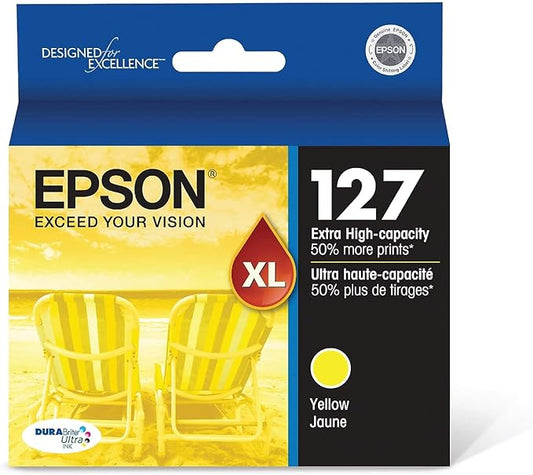 Original Epson T127 (T127420) Standard Yield Yellow Ink Cartridge