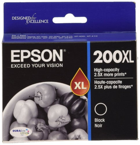 Genuine Epson 200XL Black Ink Cartridge-0