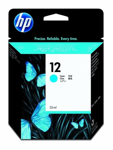 HP 12 (C4804A) Cyan Ink Cartridge-0