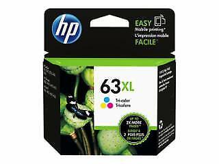 High Yield HP 63XL (F6U63AN) Color Ink Cartridge-0