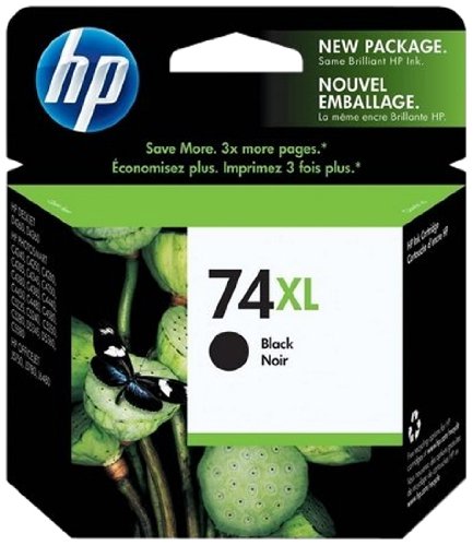 HP 74XL (CB336WN) Black Ink Cartridge-0