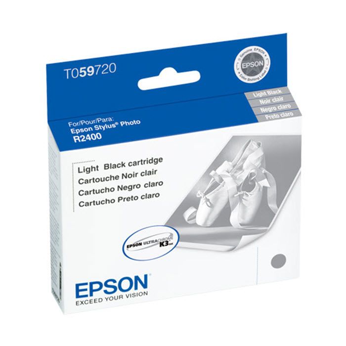 Original Epson 59 (T059720) Light Black Ink Cartridge-0