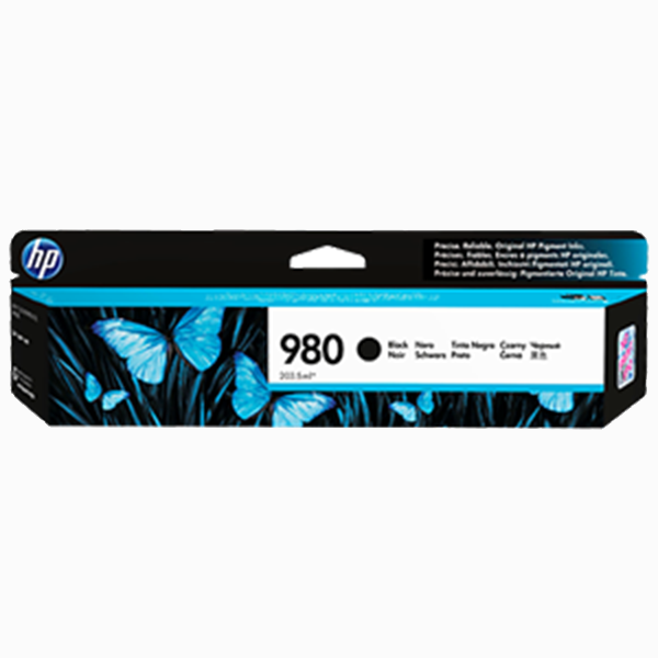 HP 980 D8J10A Black Ink Cartridge-0