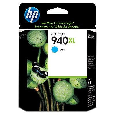 HP 940XL (C4907AN)  Cyan High Yield Ink Cartridge-0