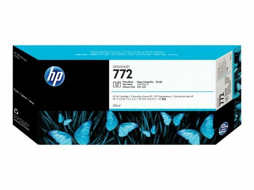 HP 772 300-ml Photo Black DesignJet Ink Cartridge, CN633A-0