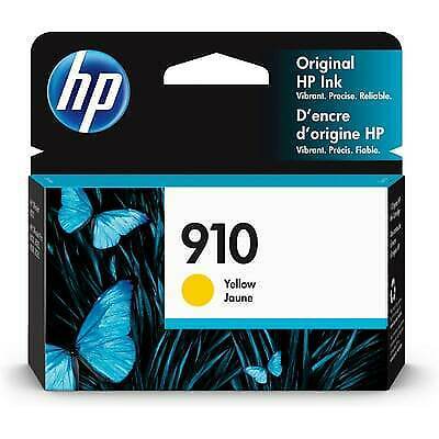 Original HP 910 (3YL60AN) Yellow Standard Yield Ink Cartridge-0