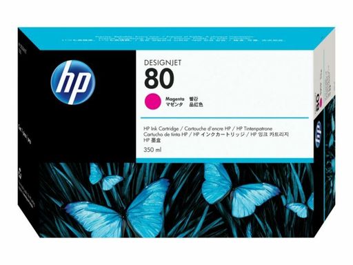 Original HP 80 (C4847A) Magenta Ink Cartridge-0