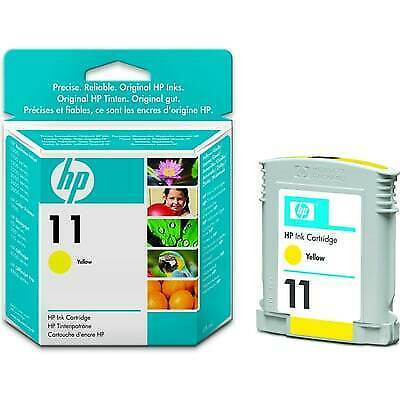 Original HP 11 Yellow Ink Cartridge-C4838A-0