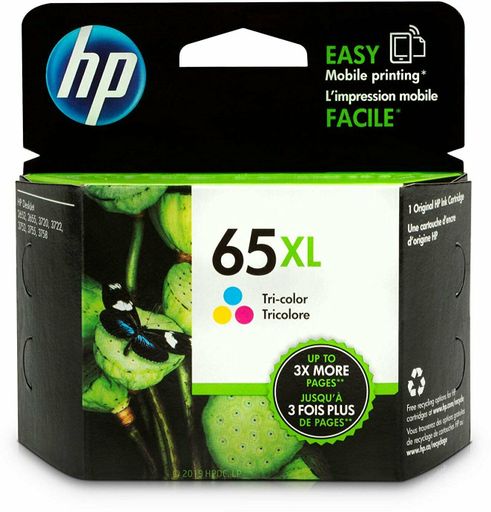 Original HP 65XL (N9K03AN) Color Ink Cartridge-0