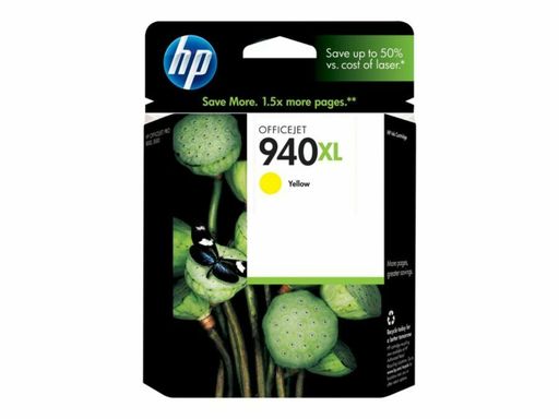 HP 940XL (C4909AN) Yellow High Yield Ink Cartridge-0