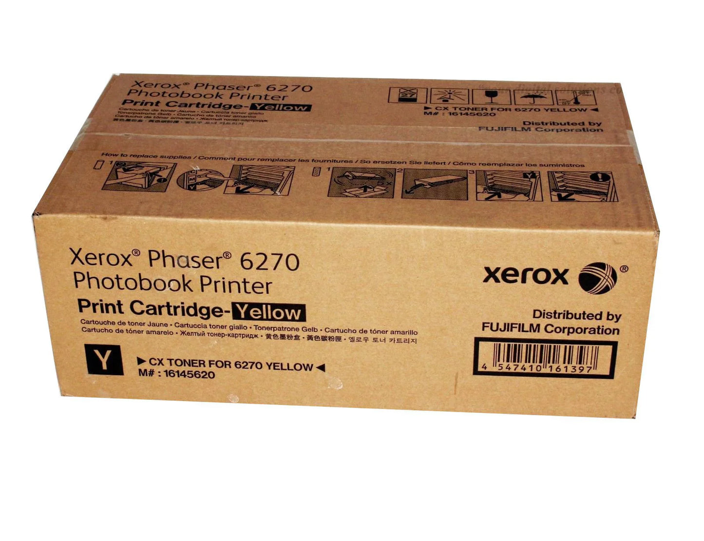 Xerox Phaser 6270 Photobook Printer Yellow Print Cartridge, 16145620-0