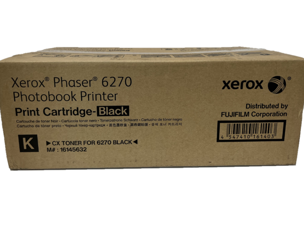 Xerox Phaser 6270 Photobook Printer Black Print Cartridge, 16145632-0