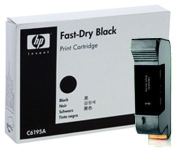 New HP C6195A Fast Dry Black Ink Cartridges-0