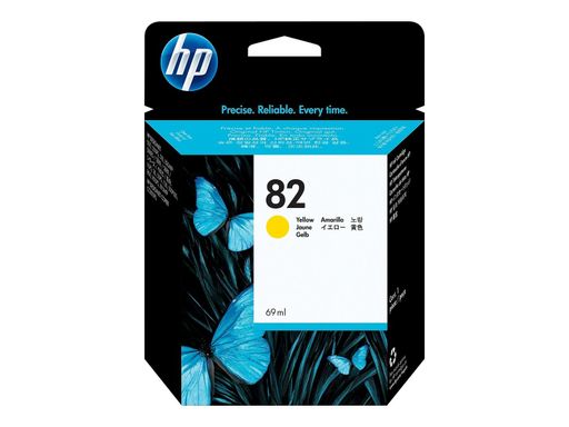 HP 82 69-ml (C4913A) Yellow Ink Cartridge-0