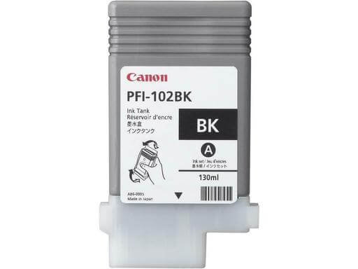 Canon PFI-102 130mL Black Ink Cartridge-0