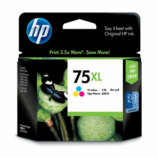 HP 75XL (CB338WN) Color Ink Cartridge-0