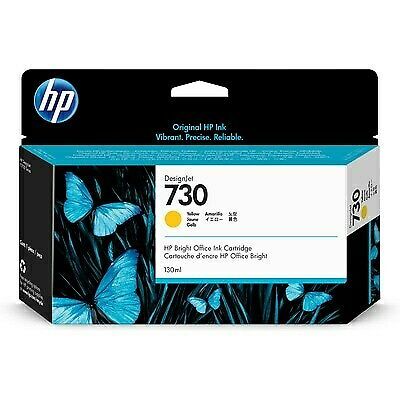 Original HP 730 130-ml (P2V64A) Yellow Ink Cartridge-0