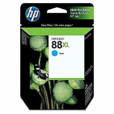 HP 88XL (C9391AN) Cyan High Yield Ink Cartridges-0