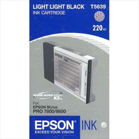 Original Epson T5639 Light Light Black Ink Cartridge-0