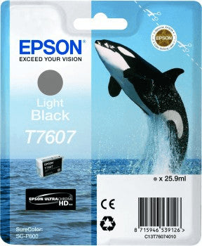 Epson Whale T7607 Light Black Ink Cartridge-0