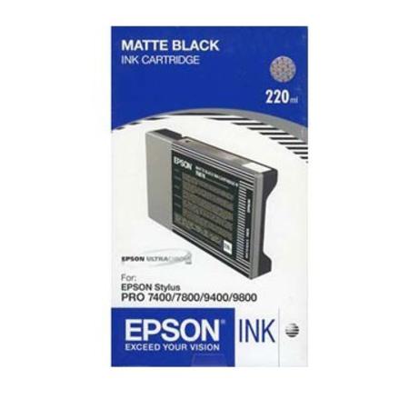 Original Epson T5668 Matte Black Standard Yield Ink Cartridge-0