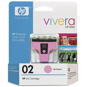 Genuine HP 02 (C8775WN) Light Magenta Ink Cartridge-0