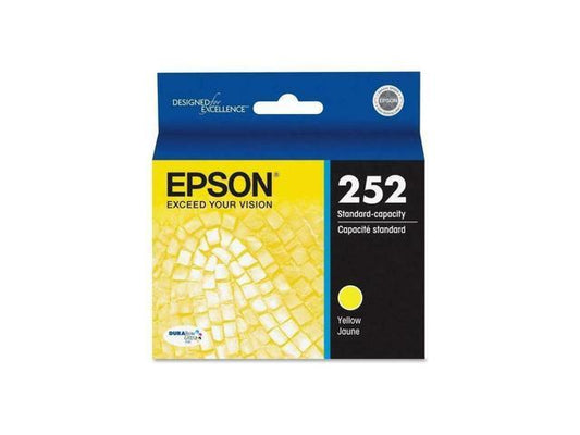 Original Epson 252 Yellow Ink Cartridge-0