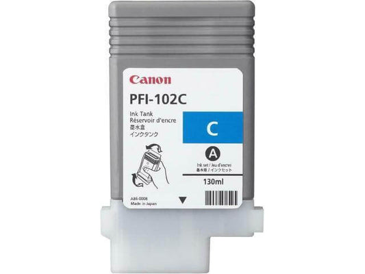 Canon PFI-102 130mL Cyan Ink Cartridge-0