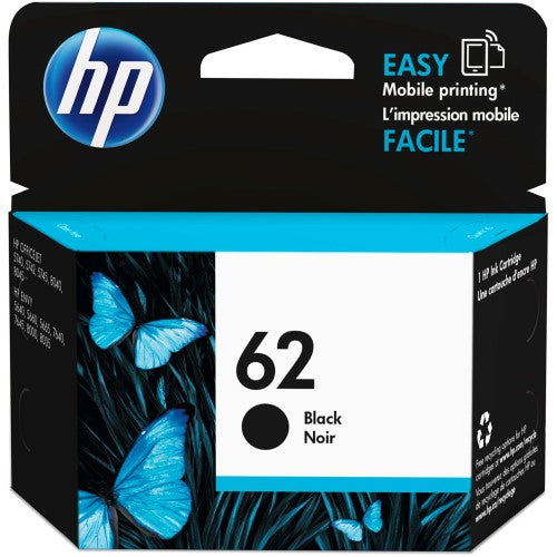 HP 62 (C2P04AN) Black Ink Cartridge-0