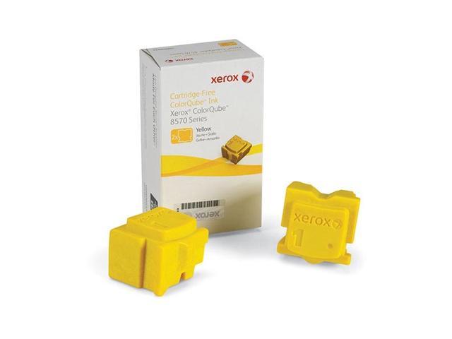 Genuine Xerox ColorQube 8570 / 8580 Yellow Solid Ink Pack (2 Sticks) (108R00928) (108R00948)-0