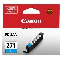 Original Canon CLI-271 Standard Yield Cyan Ink Cartridge-0