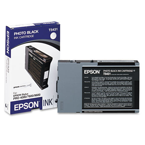 Original Epson T543100 Photo Black Ink Cartridge-0