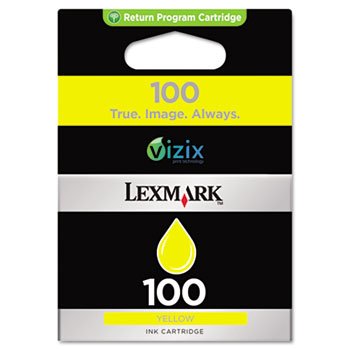 Original Lexmark 14N0902 100 Yellow Ink Cartridge-0