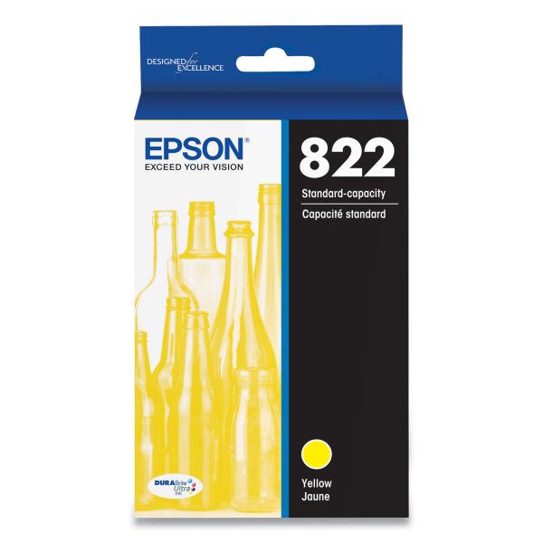 Epson 822 Standard Yield Yellow Single Ink Cartridge-0