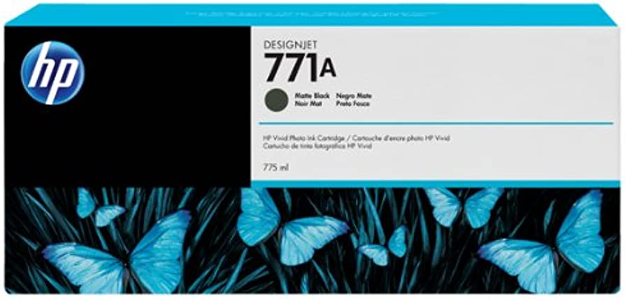 HP 771A 775-ml (B6Y15A) Matte Black Standard Yield Ink Cartridge-0