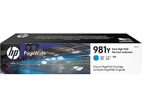 Original HP 981Y (L0R13A) Cyan Extra High Yield  Ink Cartridge-0