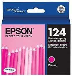 Original  Epson 124 Magenta Ink Cartridge-0