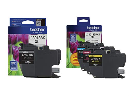 Original Brother LC3013XL Black, Cyan, Magenta and Yellow Ink Cartridge-0