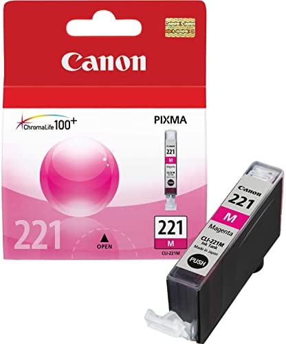 Original Canon CLI-221 Magenta Ink Cartridge-0