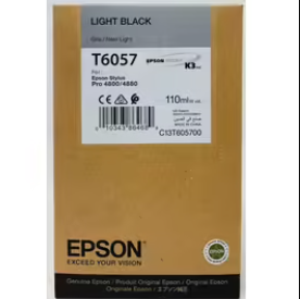 Epson T6057 Light Black Ink Cartridge, T605700-0