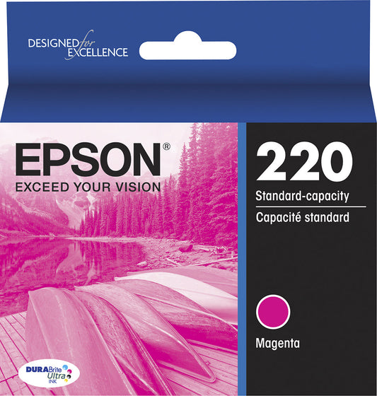 Epson 220 Standard-capacity Magenta Ink Cartridge-0