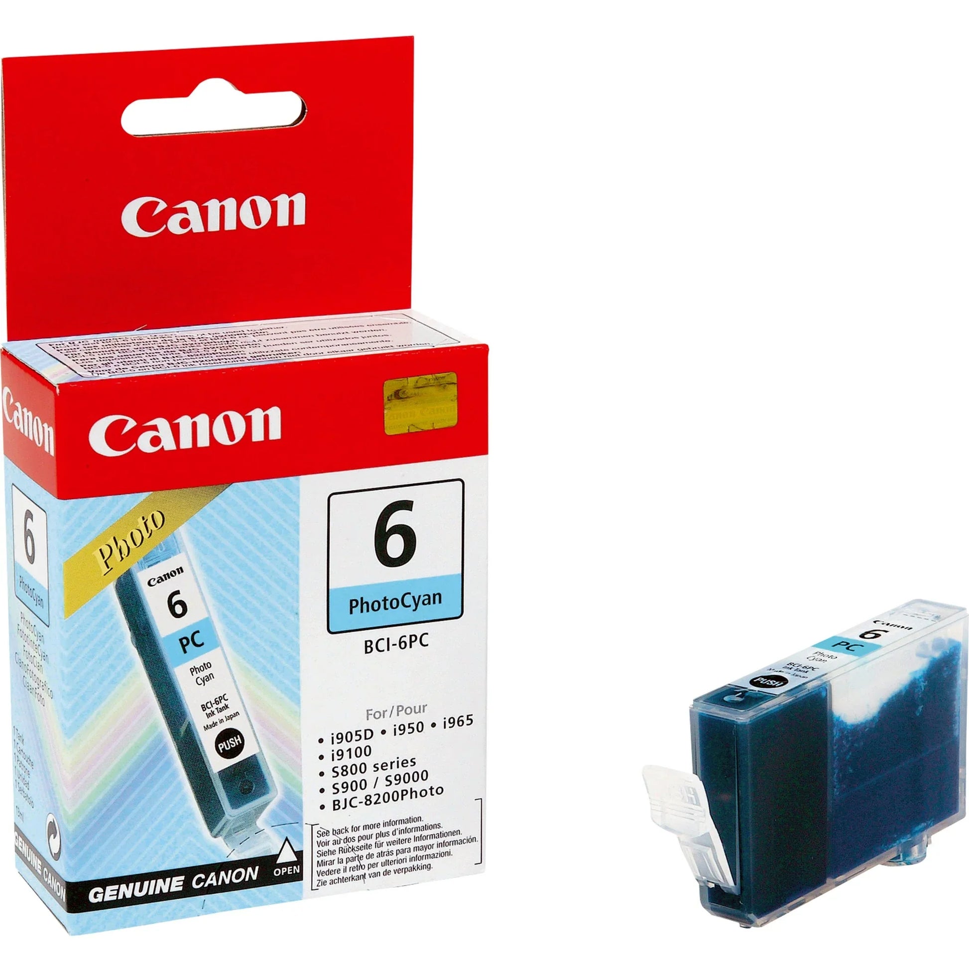 Original Canon BCI-6 Photo Cyan Ink Cartridge-0